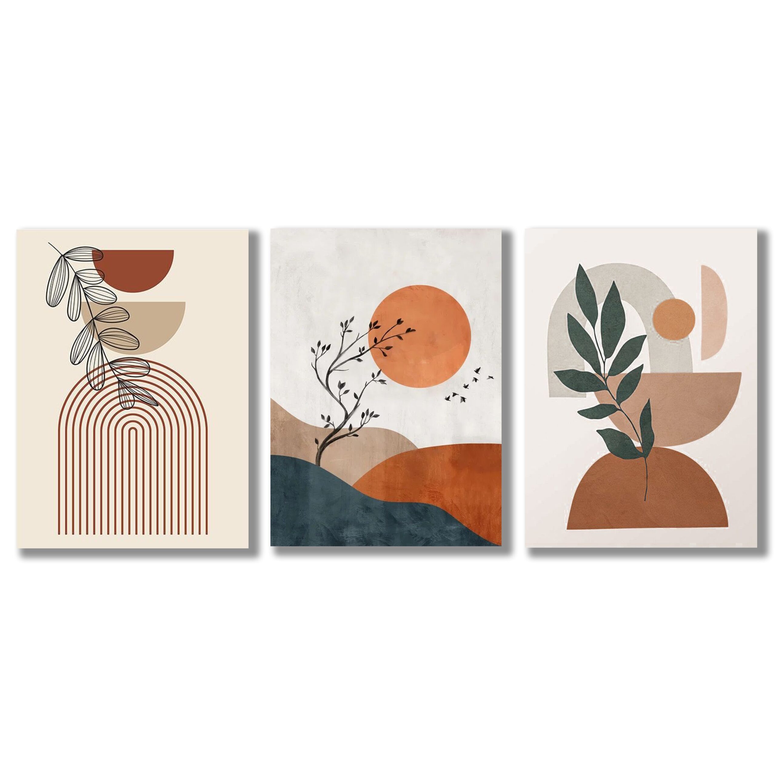 Set of 3 Premium Wall Art Photo Tiles โ Modern Home Decor Sets 8x11 - Image 3