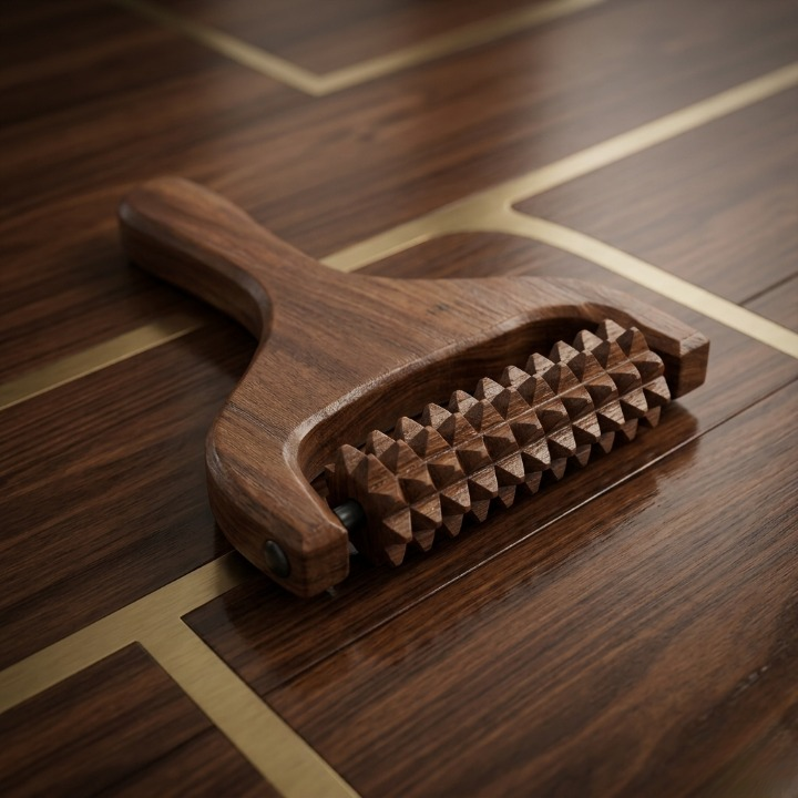 Handcrafted Wooden Scalp, Head, Neck, and Shoulder Massager โ Reflexology & Acupressure Roller - Image 2