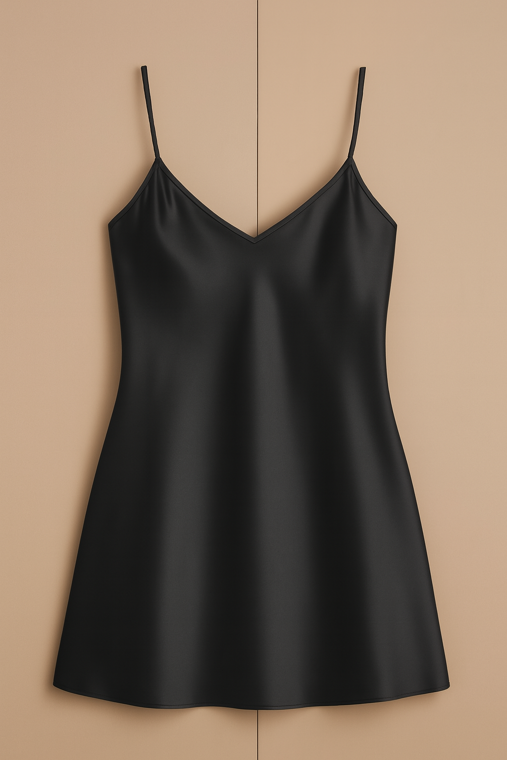 Satin Slip Dress β Sleeveless Camisole with Adjustable Thin Straps | Free Size - Image 3