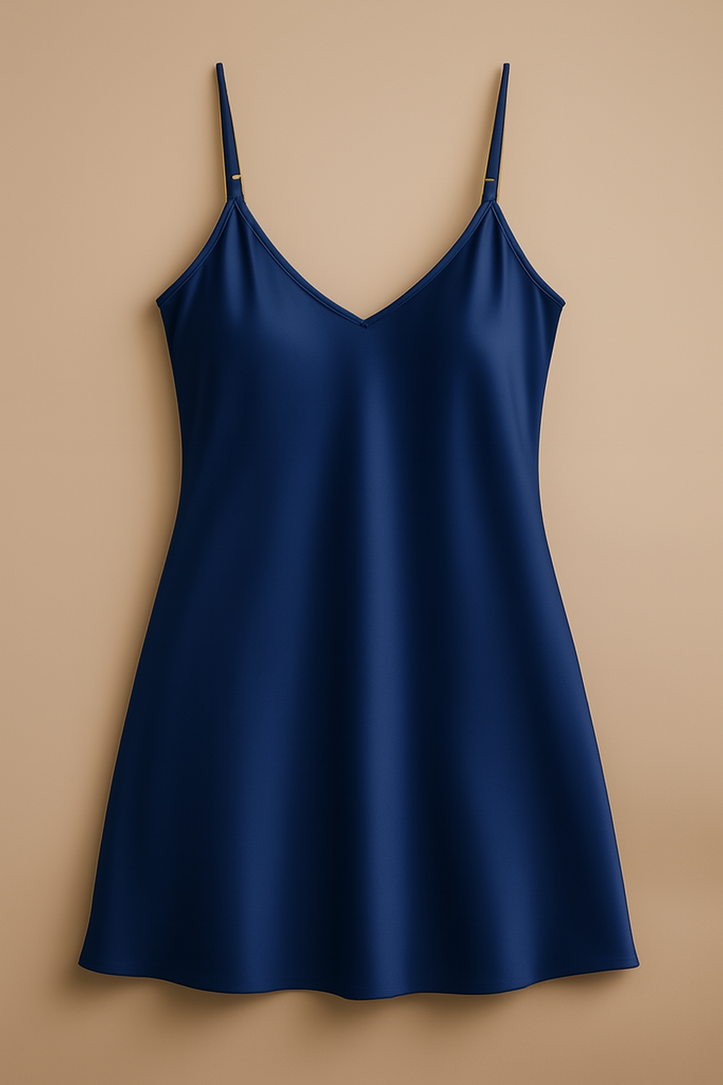 Satin Slip Dress β Sleeveless Camisole with Adjustable Thin Straps | Free Size - Image 2