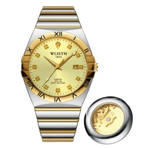 Men's Waterproof Quartz Calendar Watch