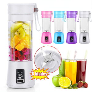 Portable Mini 6-Blade Juicer Blender