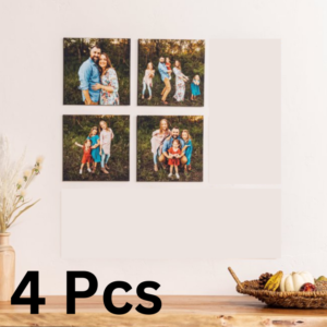 Set of 4 Car Design Sticky Photo Tiles