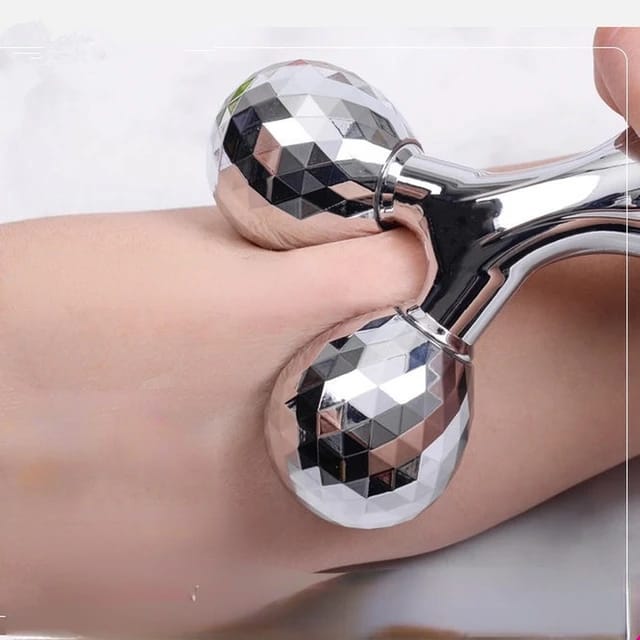 3D Face Massager Roller โ 360ยฐ Rotation Handheld Y-Shape Plastic Tool for Face Lifting, Anti-Wrinkle, Skin Firming, and Full Body Relaxation | NM-091 ( Random Color ) - Image 2
