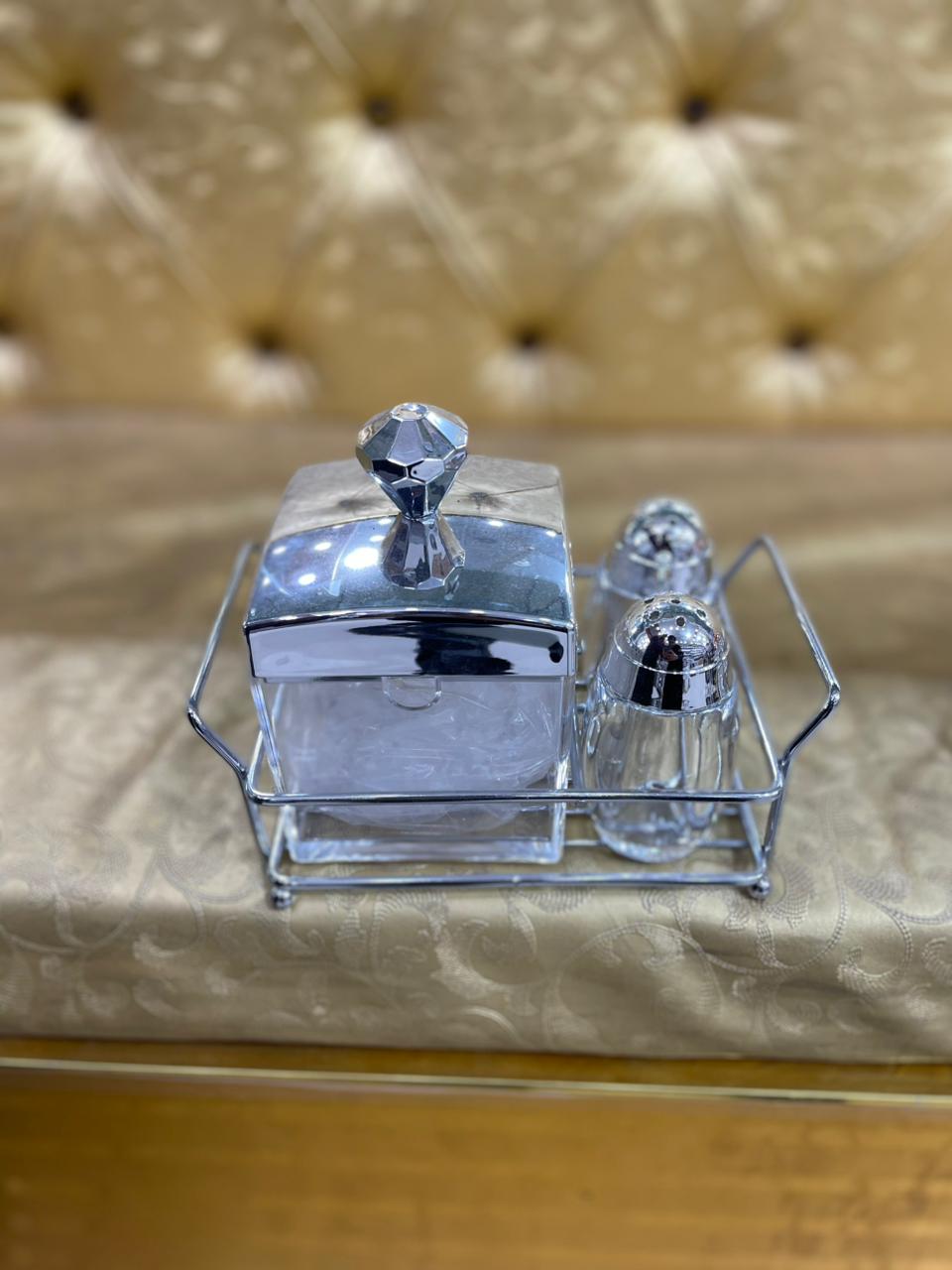 Sugar Pot and Pepper Cruet Set - Image 2