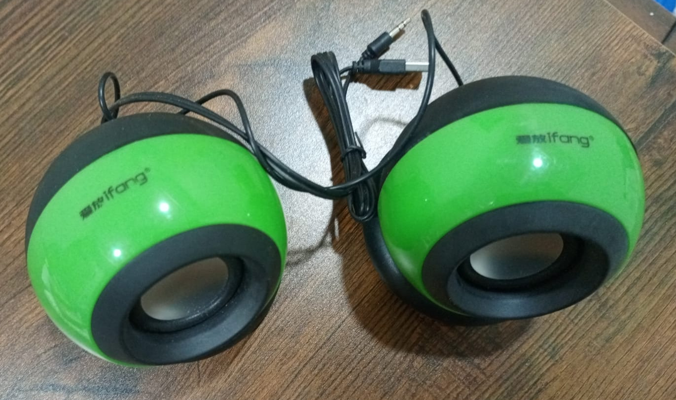 (Pair) IF-10 USB 2.0 Mini USB Speaker for Laptop and Desktop (random color) - Image 2