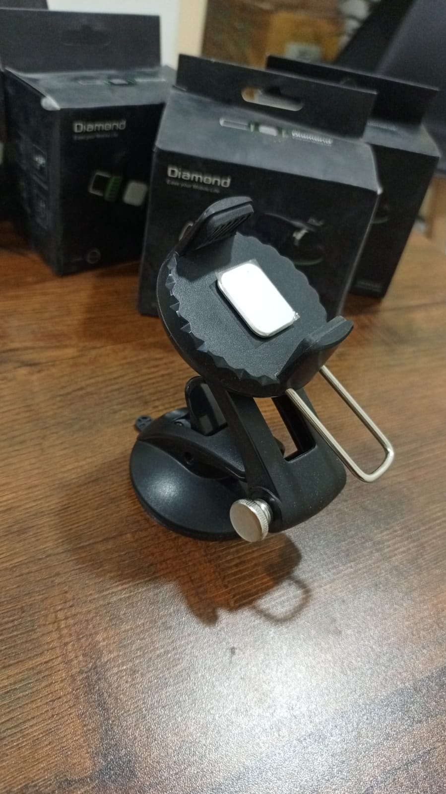 Diamond 360 Rotating Adjustable Car Mobile Holder Stand - Image 4