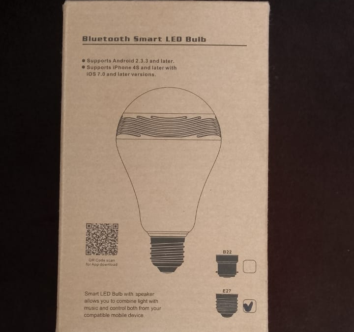 E27 Bluetooth Smart LED Bulb with Speaker with APP Control It - Image 6