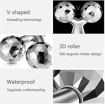 3D Face Massager Roller โ 360ยฐ Rotation Handheld Y-Shape Plastic Tool for Face Lifting, Anti-Wrinkle, Skin Firming, and Full Body Relaxation | NM-091 ( Random Color ) - Image 7