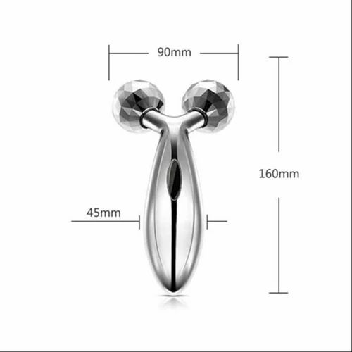 3D Face Massager Roller โ 360ยฐ Rotation Handheld Y-Shape Plastic Tool for Face Lifting, Anti-Wrinkle, Skin Firming, and Full Body Relaxation | NM-091 ( Random Color ) - Image 5
