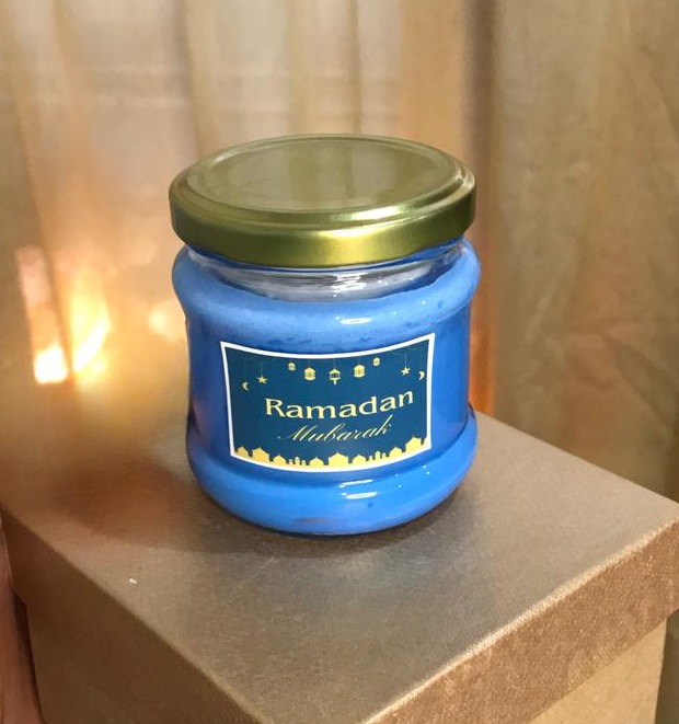 Ramadan Candle - Soul Soothing Aroma β Handmade Milky & Fresh Soy Wax Candle - 100 gram