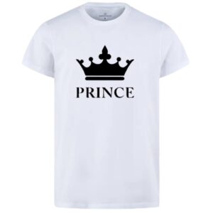Stylish White T-Shirt with Cute Design – Best Quality T-Shirts For Boys | T-Shirt For Men | Printed T-Shirts - Prince T-Shirts | Prince Design T-Shirt