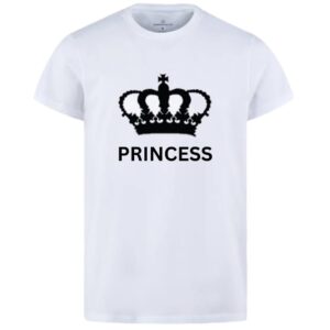 Stylish White T-Shirt with Cute Design – Best Quality T-Shirts For Girls | T-Shirt For Women | Printed T-Shirts - Princes T-Shirts | Princes Design T-Shirt