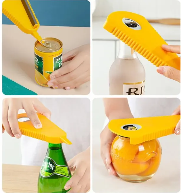 Multi-functional Manual Jar and Bottle Opener - Image 3