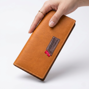 Modern Touch Long Wallet – Stylish Organizer with 14 Card Slots & Zipper Pocket