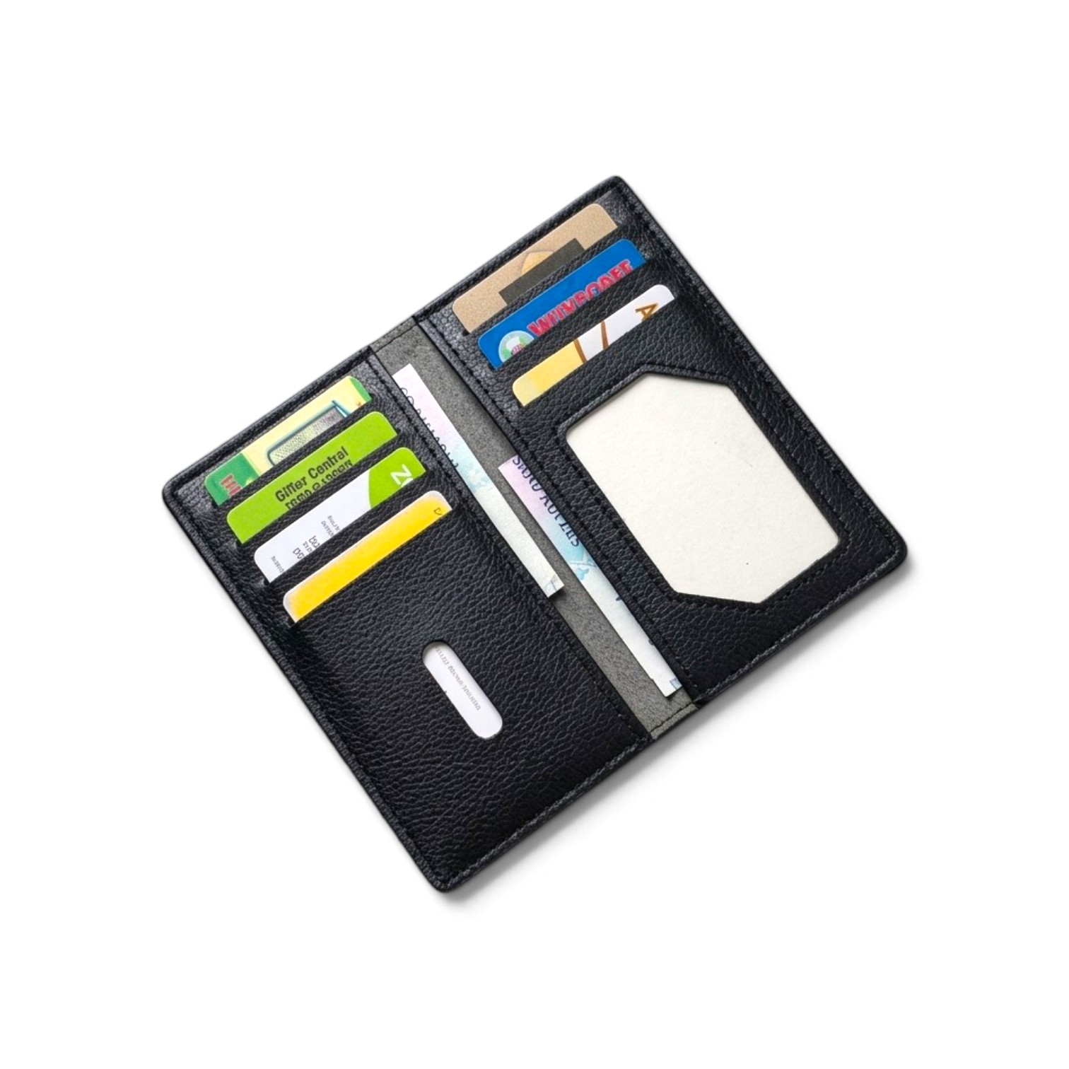 BALISI Bifold Wallet for Men & Women โ 7 Card Slots, Dual Cash Compartments, Transparent ID Window, Slim Pocket Wallet - Image 5