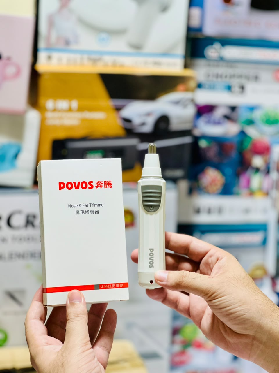 POVOS Nose & Ear Trimmer - Rechargeable Type-C - Image 4
