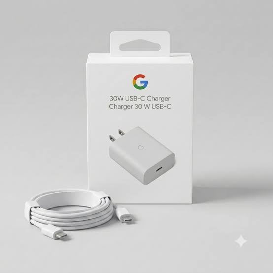 Original Google 30W USB-C PD Fast Charger with USB-C to USB-C Cable for Google Pixel 9/8/7/6 Series, Pixel Fold, Tablets & USB-C Devices - Image 2