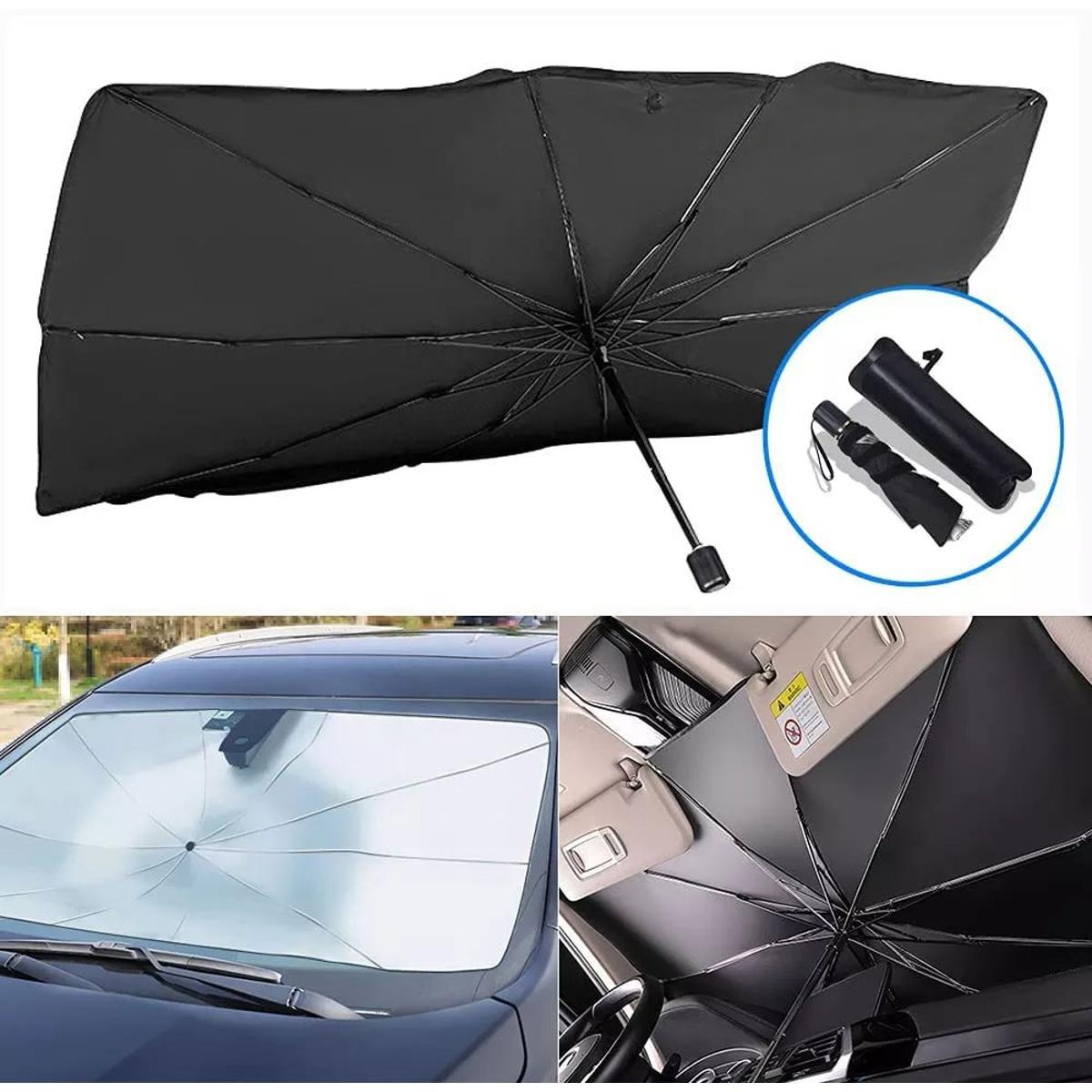 Universal Foldable Car Windshield Sun Shade Umbrella โ UV Protection & Heat Insulation Cover - Image 3