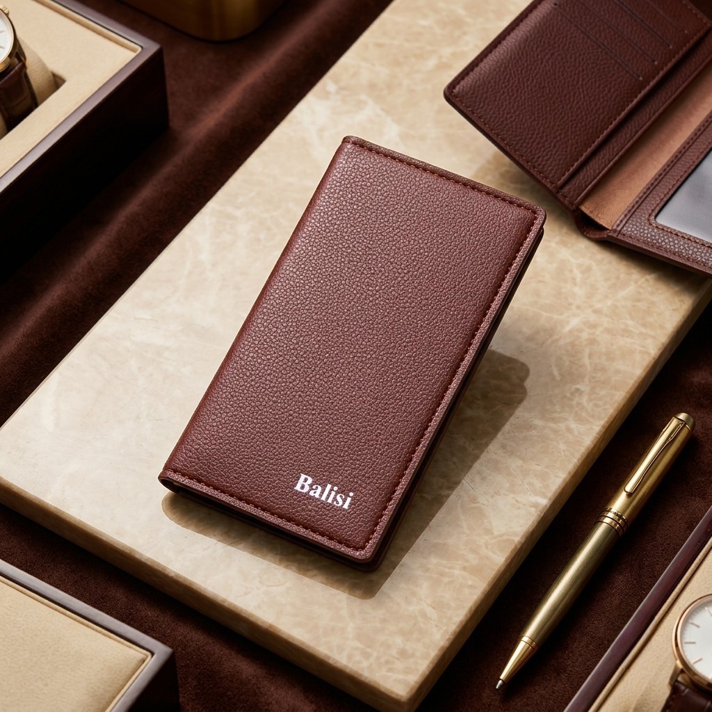 BALISI Bifold Wallet for Men & Women โ 7 Card Slots, Dual Cash Compartments, Transparent ID Window, Slim Pocket Wallet - Image 2