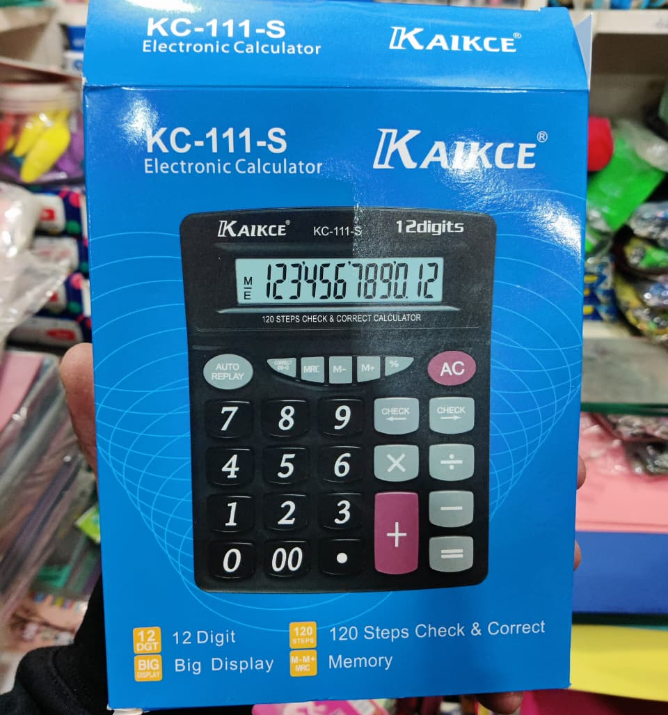 Kaikce KC 111 S Electronic Calculator Durable Quality Easy Use Clear Display Reliable Utility Compact Design - Image 5