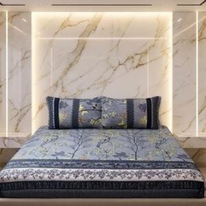 3D Crystal Cotton 3-piece Bedsheet Set AY0010034