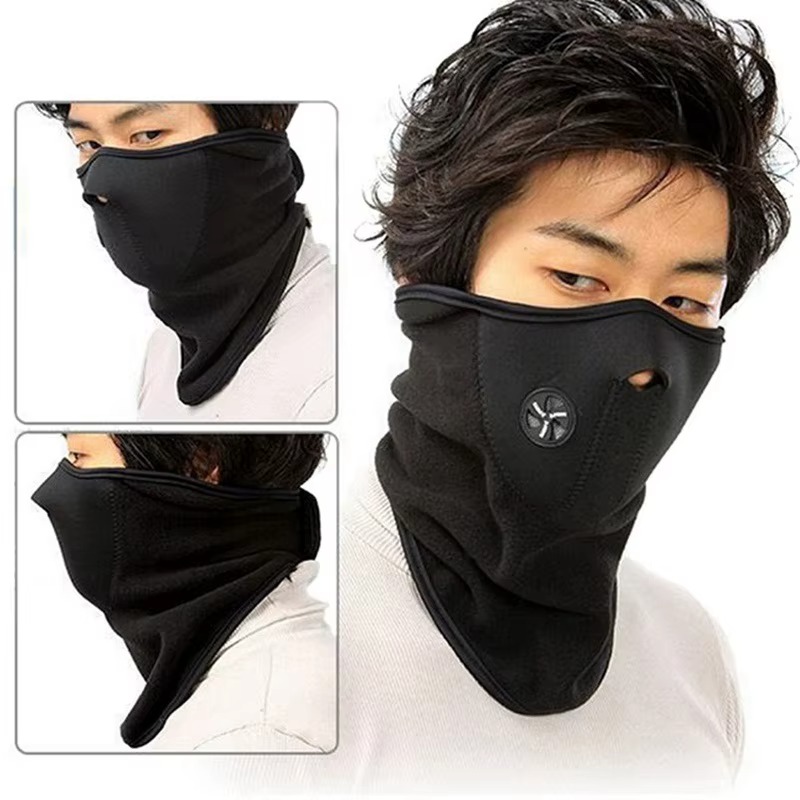 Half Face Bike Mask โ Windproof & Dustproof Cycling Face Shield