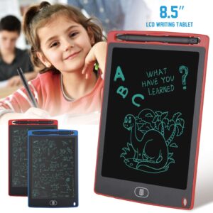 LCD Writing Tablet, Drawing Pads For Kids 8.5 Inch Colorful Lines Doodle Scribble Boards Educational Toys (Random Color)