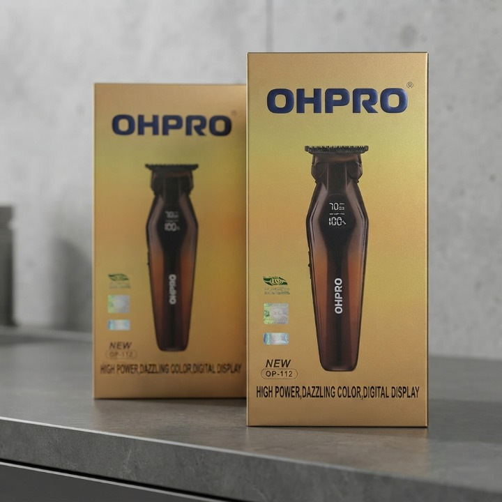 OHPRO OP-112 Cordless Hair Trimmer - Personal Care Product Designed For Grooming And Daily Hygiene Routine