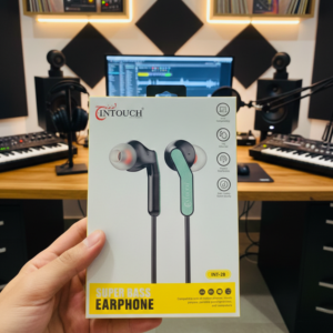 Intouch INTโ28 Super Bass Wired Earphones | 3.5mm Jack | Universal Compatibility