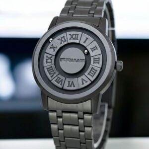 Black Stainless Steel Magnetic Ball Watch Providing Modern Design Everyday Style Support - With Box