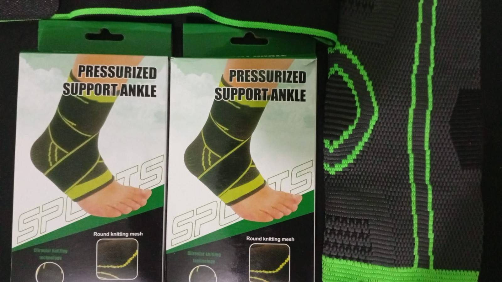 Adjustable Ankle Support Brace Belt With Straps - Fitness Accessory Designed For Joint Support And Daily Workout Routine