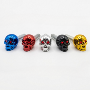 Skull Bolt Decorative Fastener โ Metal Khopri Design Dumchi Bolt China