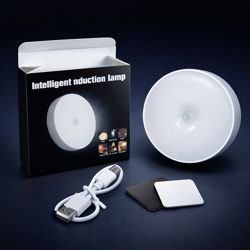 Intelligent Induction Lamp โ Smart Motion Sensor Rechargeable Wireless Night Light l Sensor With Button - Image 4