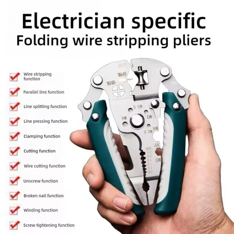 16 In 1 Plier Durable Strong Reliable Multi Functional Compact And Versatile Iron Tool With Multicolor Finish - Image 5
