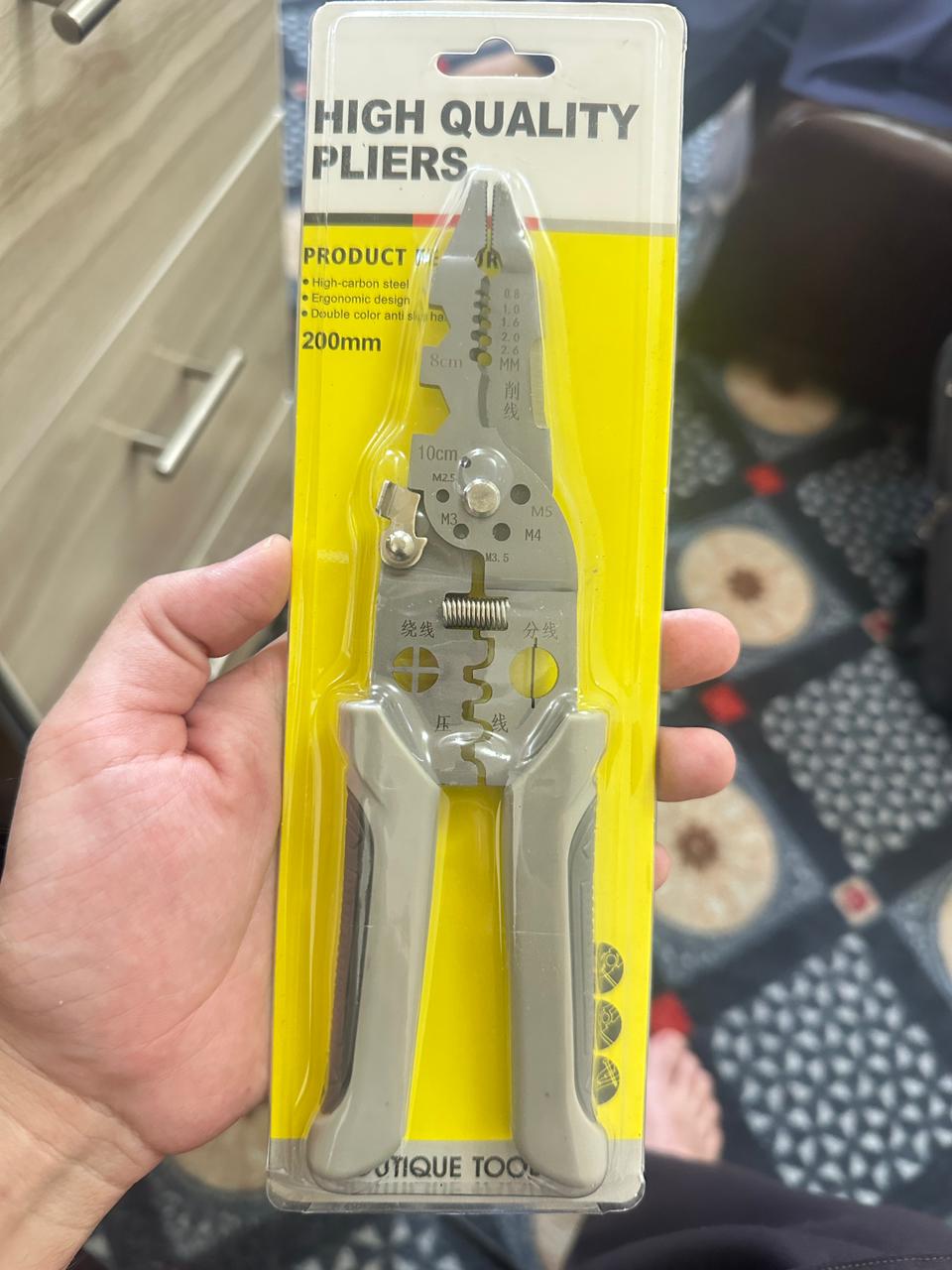 Multi-Function Wire Stripper and Cutter โ 10-in-1 Electrical Hand Tool with Cutting, Stripping, Crimping & Screwdriver Functions (Random Color) - Image 7