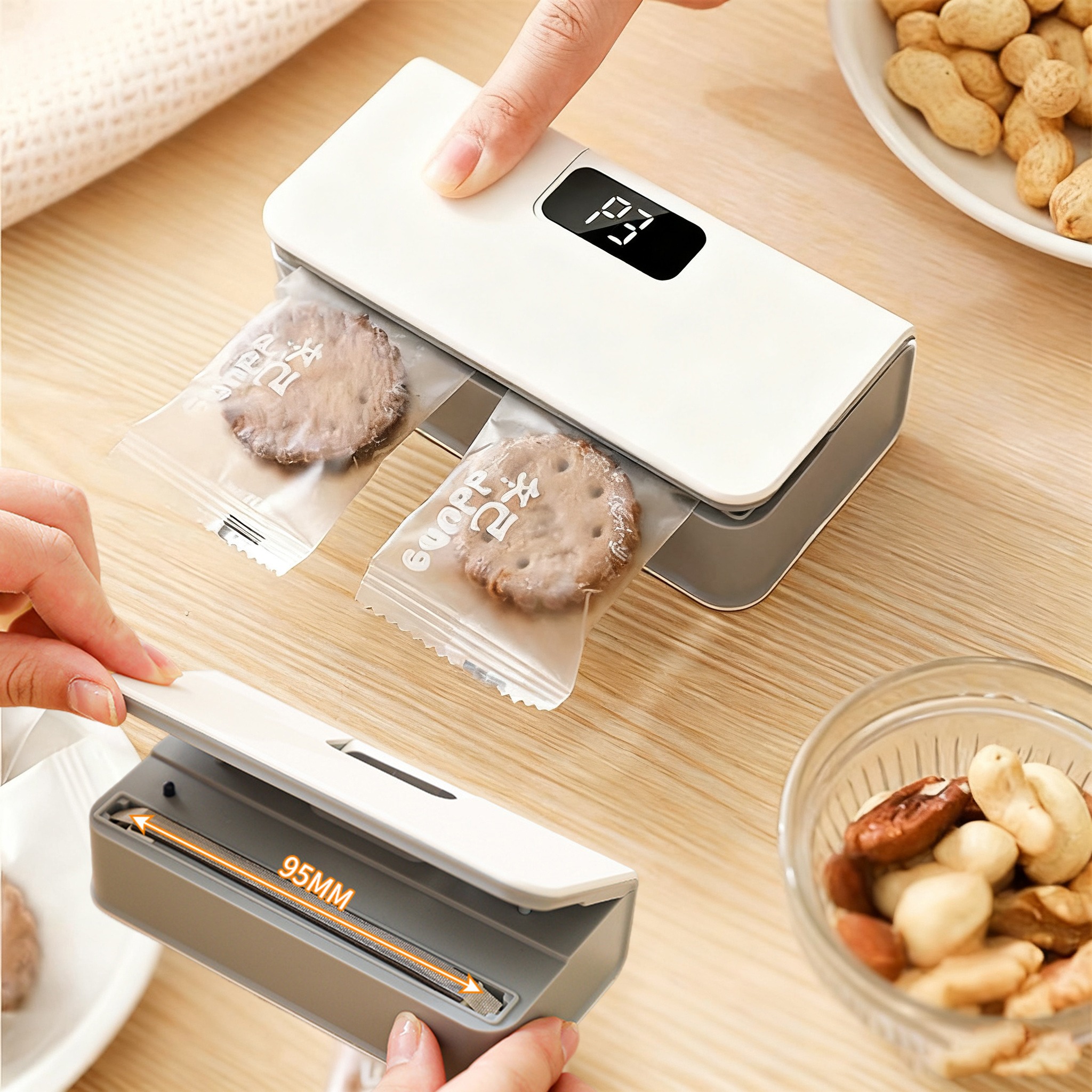 Smart Sealer LS 245 Quick Easy Bag Sealing Lightweight Portable Design Keeps Snacks And Food Fresh Convenient Household Tool - Image 4