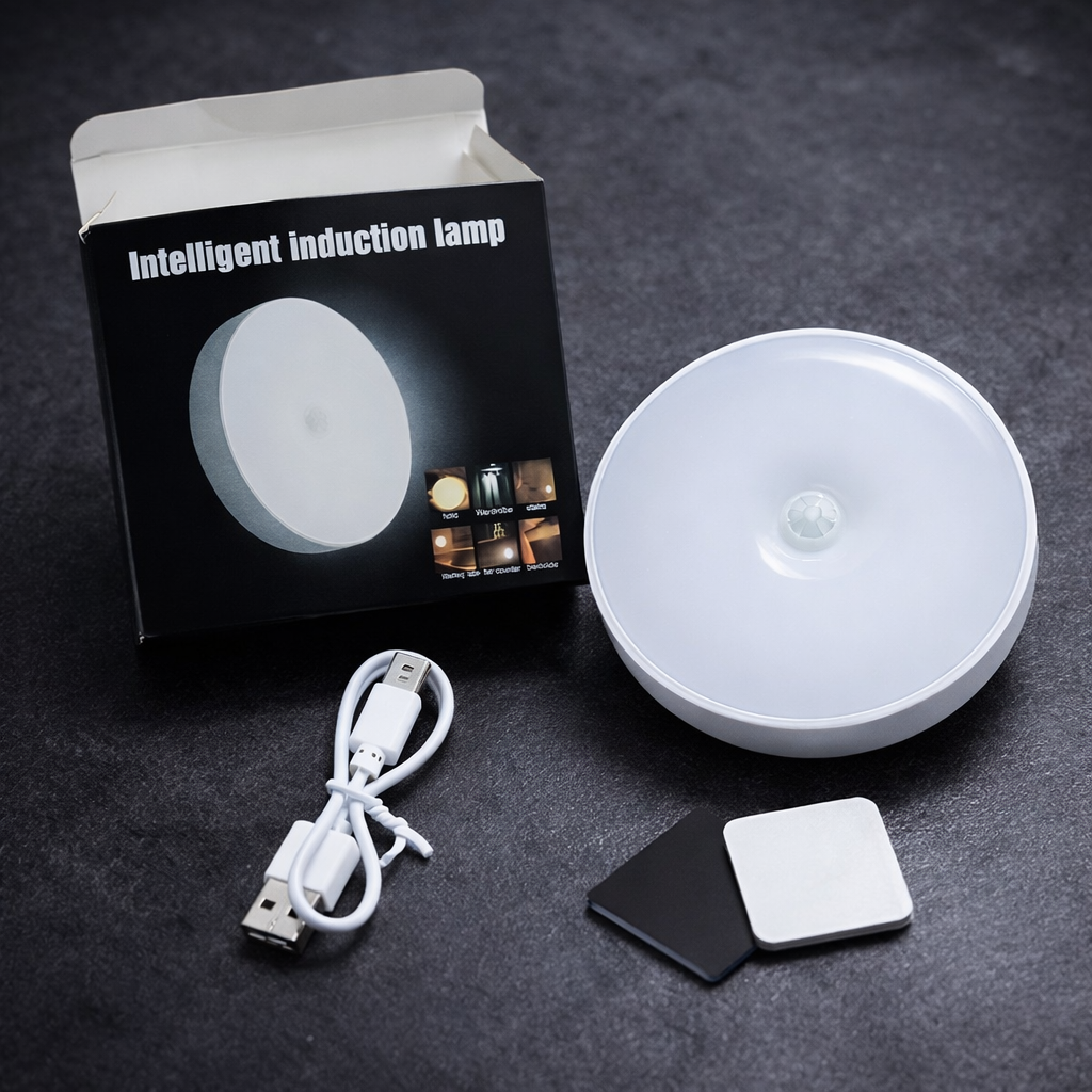 Intelligent Induction Lamp โ Smart Motion Sensor Rechargeable Wireless Night Light l Sensor With Button - Image 3