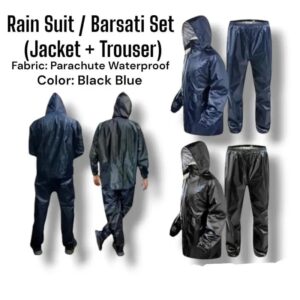 Rain Suit For Men Women Waterproof Lightweight Durable Comfortable Easy To Wear
