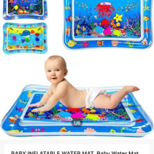 Inflatable Baby Play Mat Water Play Mat For Kids Leakproof Baby Tummy Time Pool Type Mat 69x50x8cm