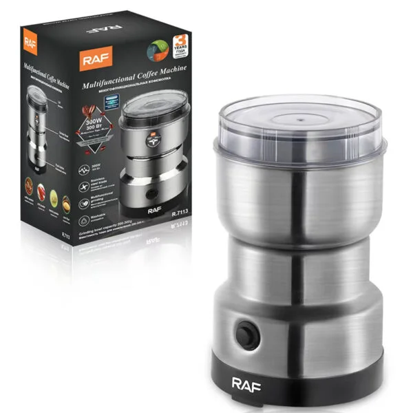 RAF Masala And Coffee Grinder R.7113 - 300W Electric Grinder - Kitchen Accessory Designed For Food Preparation And Daily Cooking Routine - Image 3