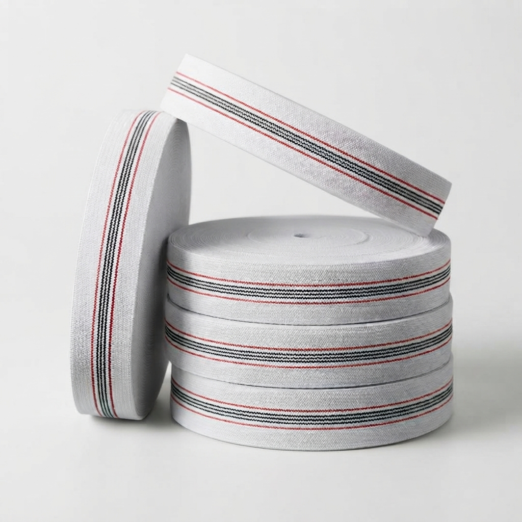 High Quality Elastic Roll 1 Inch Width 20 Yards Length Durable Flexible Perfect For Tailoring Garments And DIY Sewing Projects - Image 3