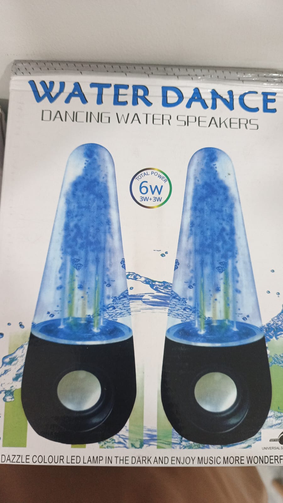 Water dancing speakers ( bullet shape) (random color) - Image 5