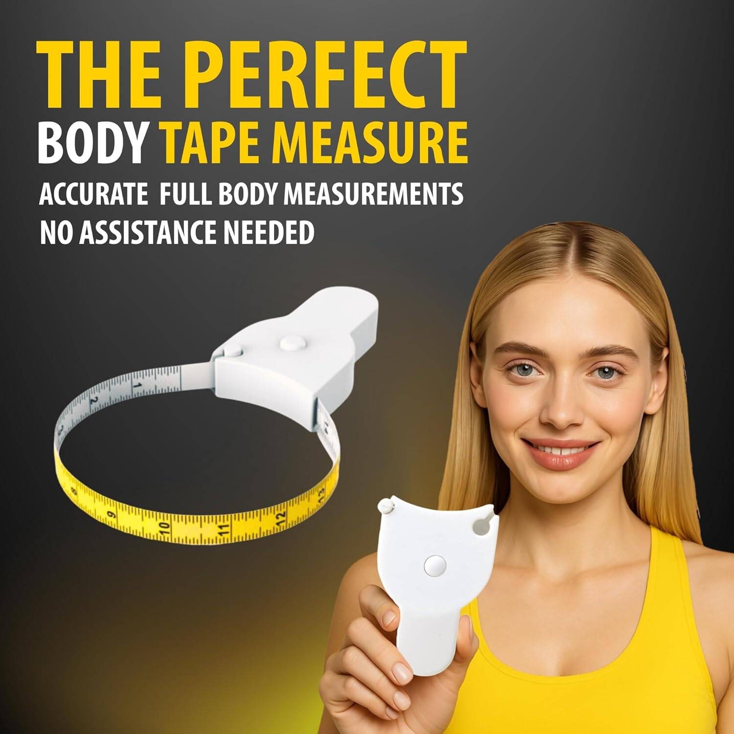 Body Measuring Tape Retractable Soft Flexible Accurate Measurement Tool For Waist Chest Hip Arm Fitness Sewing And Tailoring - Image 3