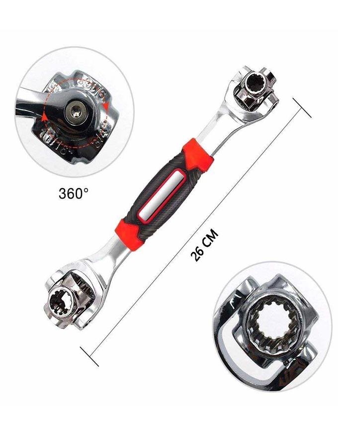 48-In-1 Universal Multi-Function Wrench 360ยฐ Rotary Adjustable Spanner for Nuts & Bolts - Image 5