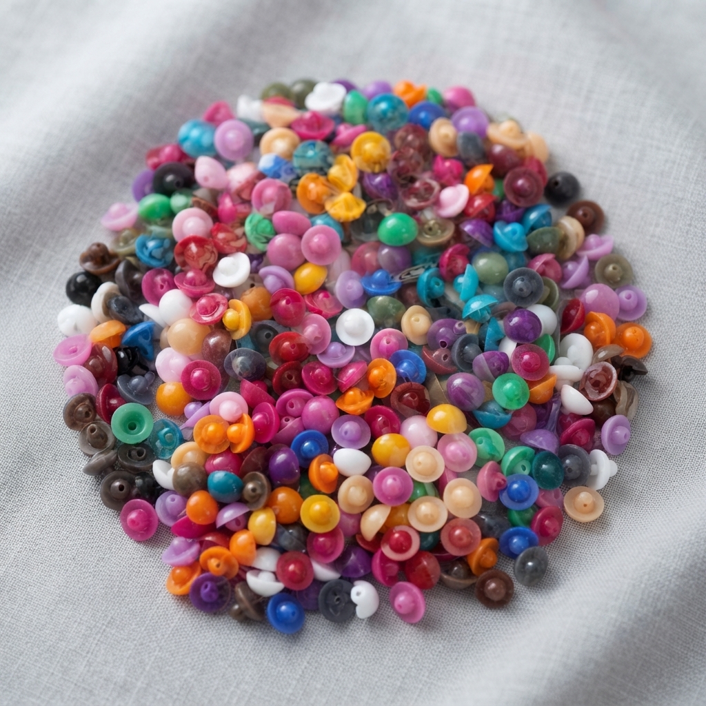 Ladies Fashion Buttons Assorted Multi Colours 500 Pcs Packet High Quality Perfect For Tailoring Embroidery And Craft Projects