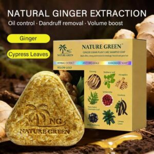 Yellow Gold Herbal Hair Soap - Natural Cleansing And Nourishing Bar For Healthy Hair And Scalp Maintenance
