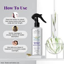 Bare Anatomy Rosemary Water Spray for Hair Growth & Thickness with Rice Water β 200ml - Image 3