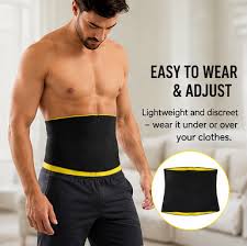 Hot Sweat Slimming Belt - Fitness Accessory Designed For Core Support And Daily Workout Routine - Free Size