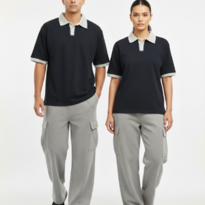 Menβs Stylish Track Suit β Premium Polo T-Shirt & Soft Cargo Trouser Set | Comfortable Casual Sportswear for Gym, Travel & Daily Wear